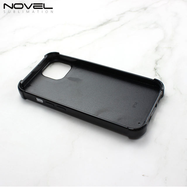 For iPhone 14 Blank Sublimation Phone Case DIY Heat Transfer Phone Case With Four Corners Anti-shock Design    
