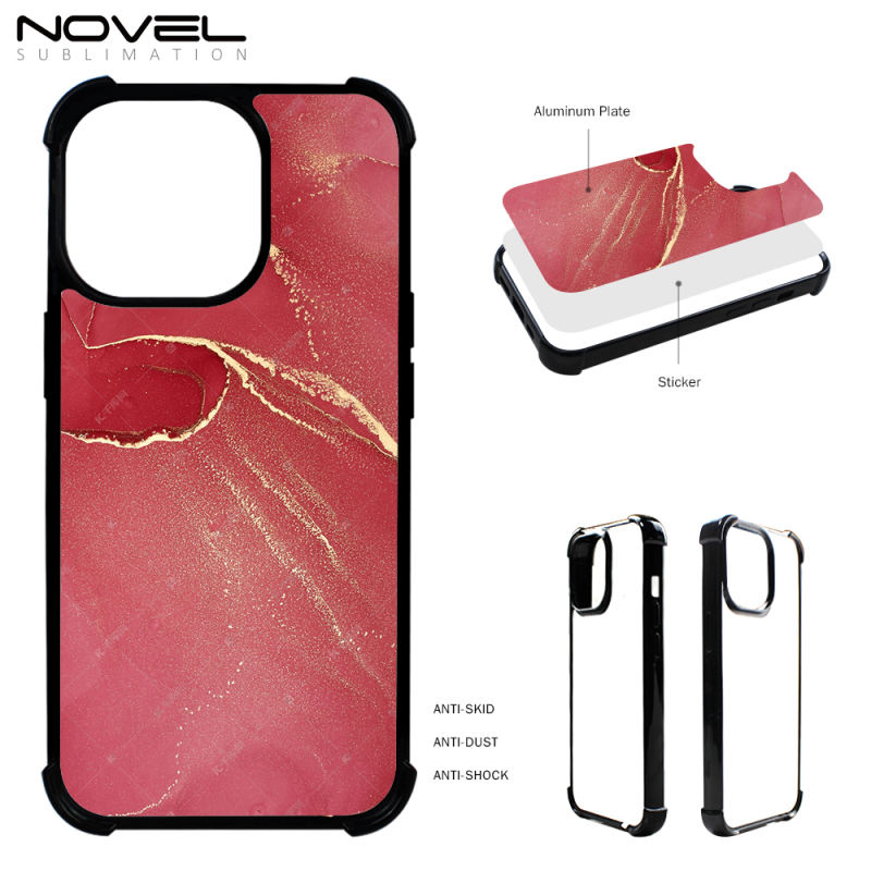 For iPhone 14 Pro DIY Blank Sublimation Phone Cover Customized Heat Transfer Mobile Phone Case