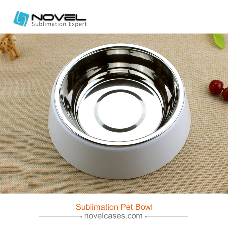 Sublimation Pet Bowl With Stainless Steel Bowl or Without Stainless Stell Bowl