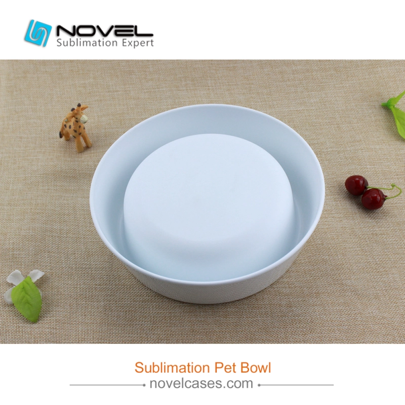 Sublimation Pet Bowl With Stainless Steel Bowl or Without Stainless Stell Bowl