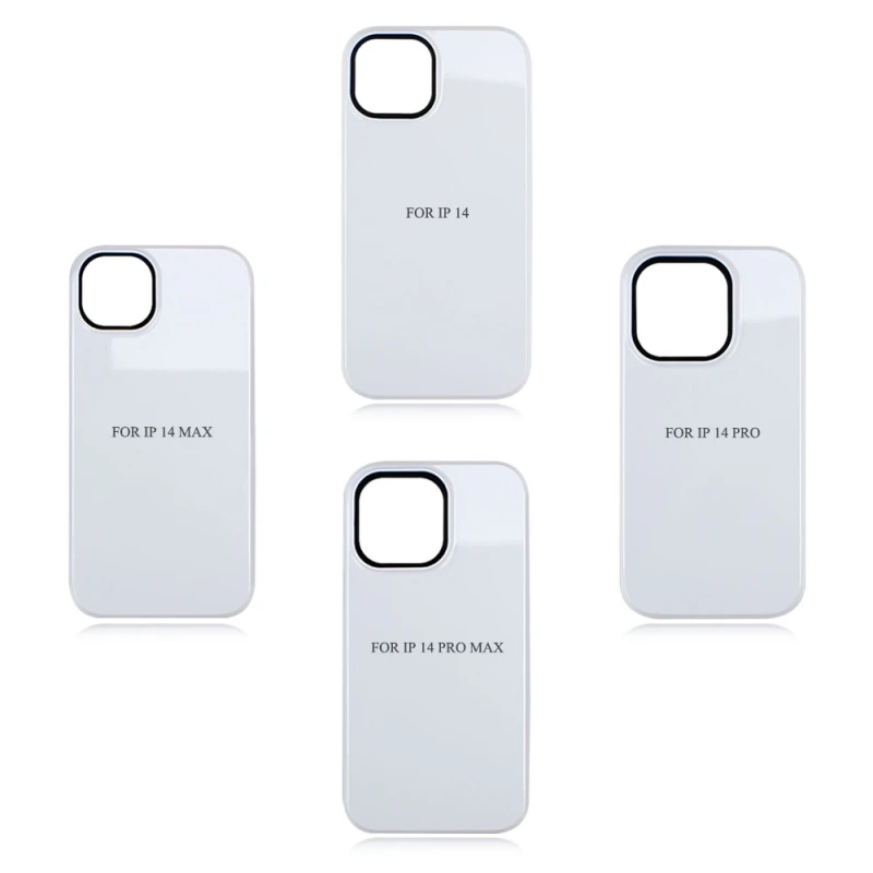 For iPhone 14 / iPhone 14 Pro / iPhone 14 Max / iPhone Pro Max Blank Sublimation 3D Heavy Duty Coating Phone Case