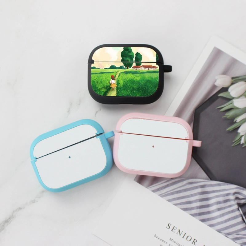 Popular Blank Sublimation 2D Silicone Case  for Airpods 1/2 / Airpods Pro