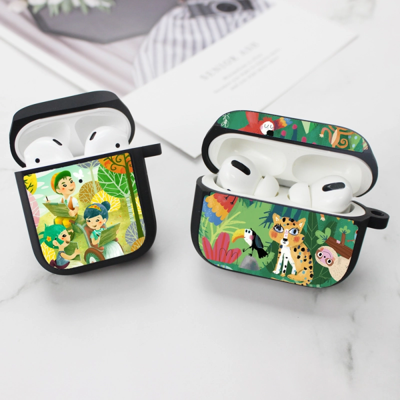 Popular Blank Sublimation 2D Silicone Case  for Airpods 1/2 / Airpods Pro