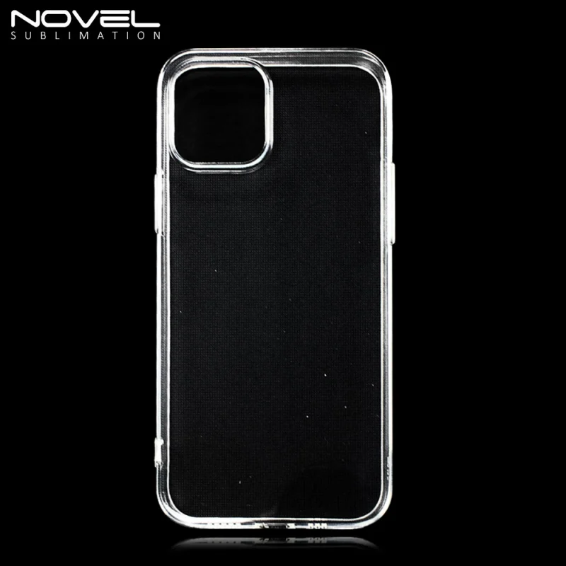 UV Printable Clear TPU Mobile Phone Case With 2MM and 1.2MM Thickness