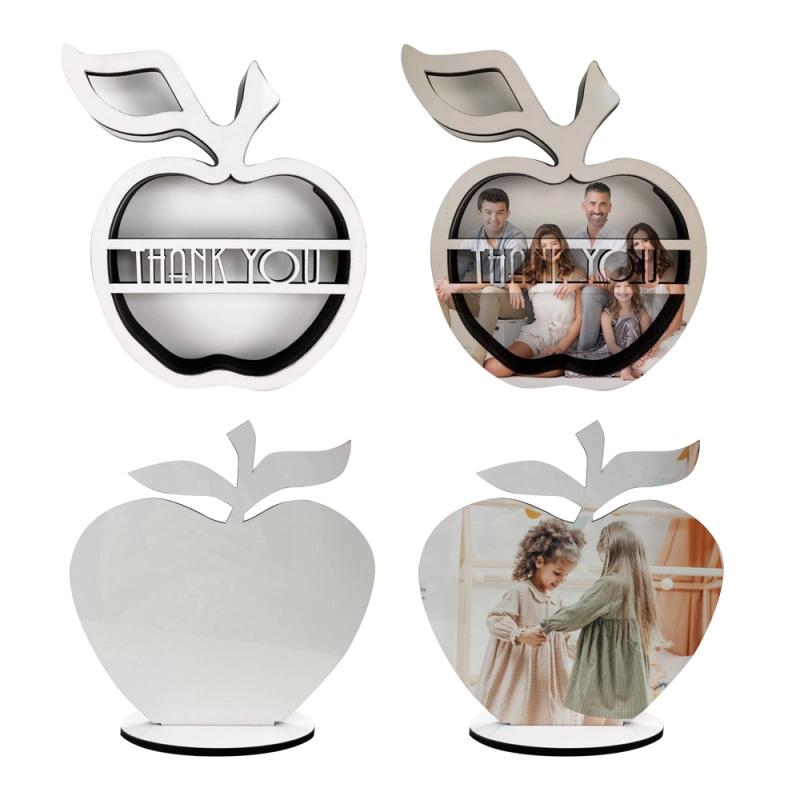 DIY Blank Sublimation MDF Apple Photo Frame and Apple Box Ornament