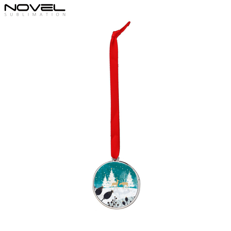Hot selling Blank Sublimation Xmas Ornaments With Different Shape
