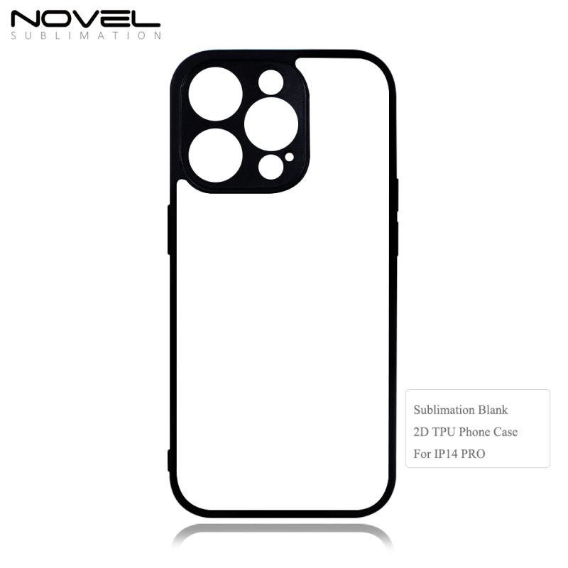 For iPhone 14 pro New Arrival Blank Sublimation 2D TPU Mobile Phone Housing