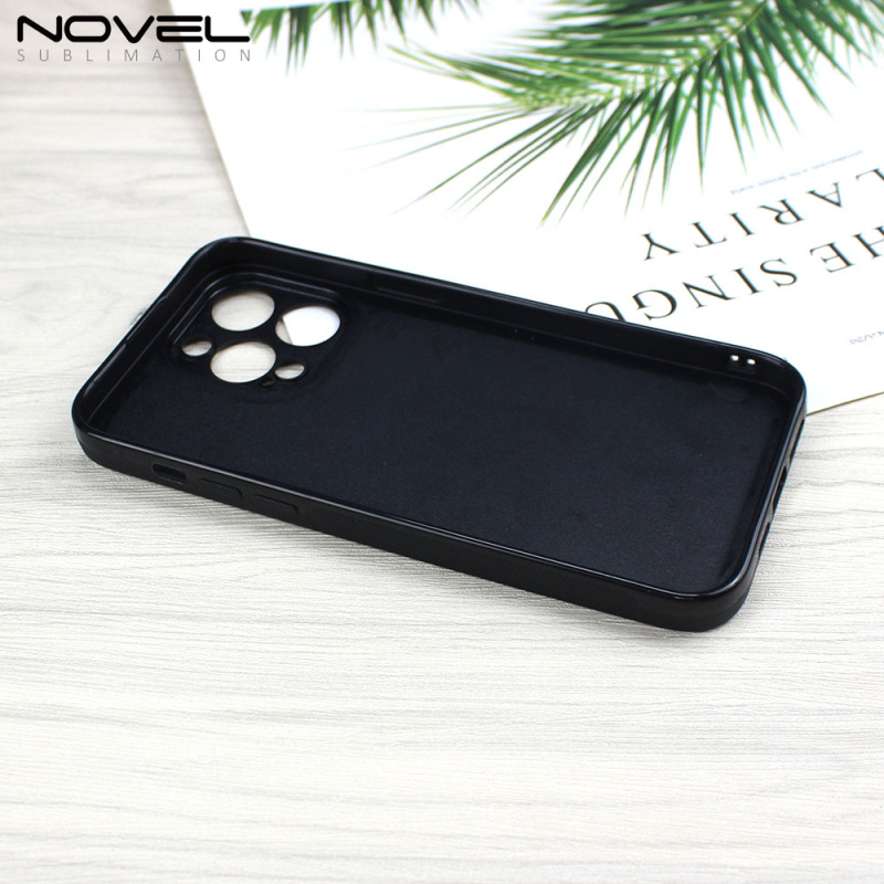 For iPhone 14 Pro max Blank 2D Sublimation TPU Cell Phone Cases DIY Printing Rubber Back Protective Cover
