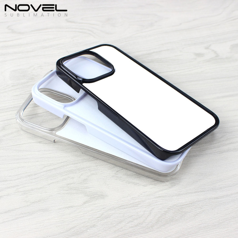 For iPhone 14 Pro 2D Sublimation PC Phone Case With Aluminum Sheet