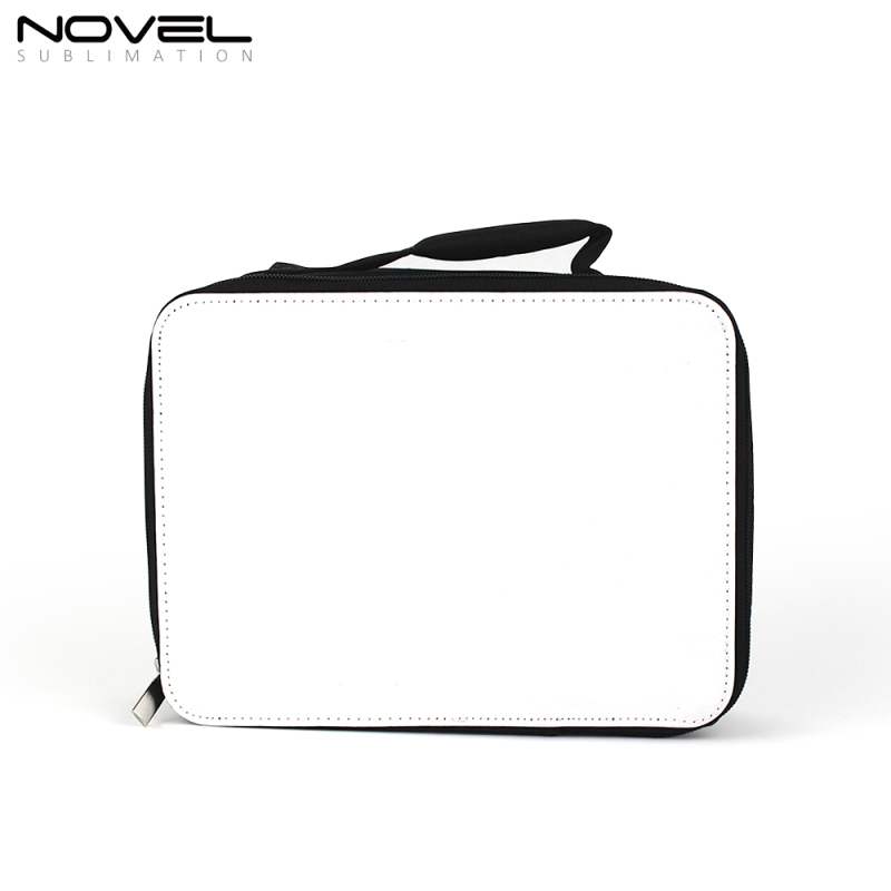 Customized Sublimation Blank Canvas Lunch Bag Outdoor Picnic Bag