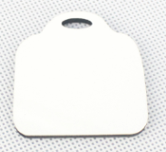 Hot selling Blank Sublimation MDF Keychain With Double-Sided Printing