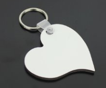 Hot selling Blank Sublimation MDF Keychain With Double-Sided Printing