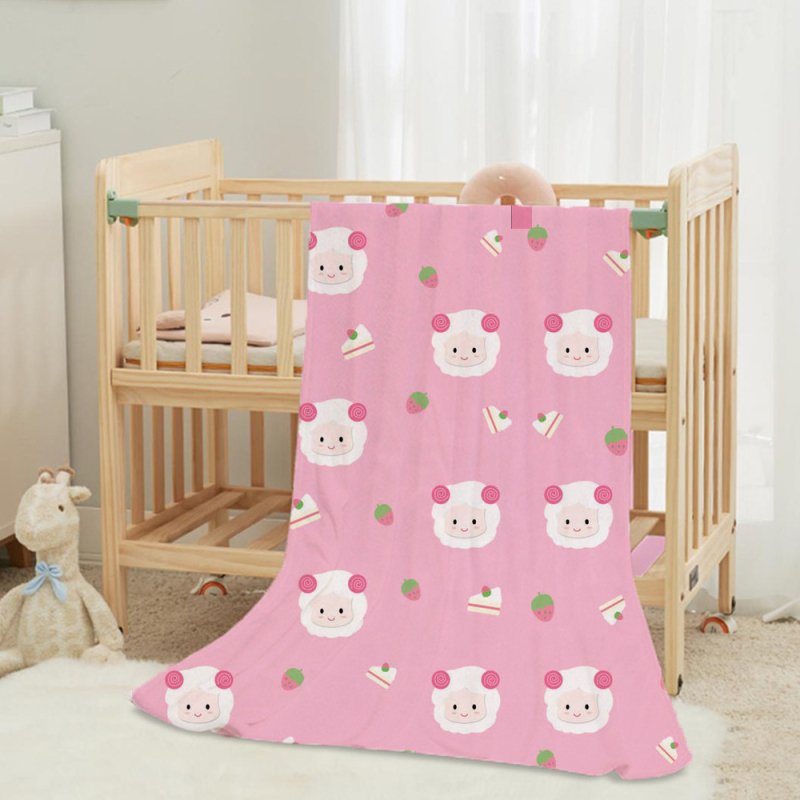 New Arrival Blank Sublimation Single Layer Flannel Baby Blanket With 76*100CM
