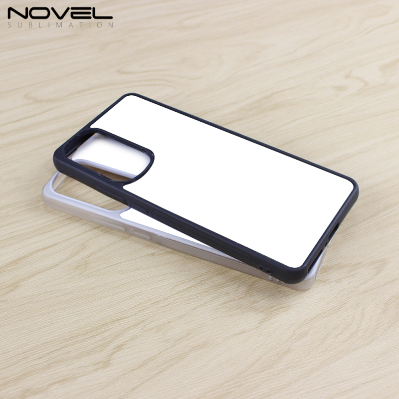 For Moto Edge 30 / Edge 30 Pro / Edge 20 lite DIY Sublimation 2D TPU Phone Case With Blank Metal Insert