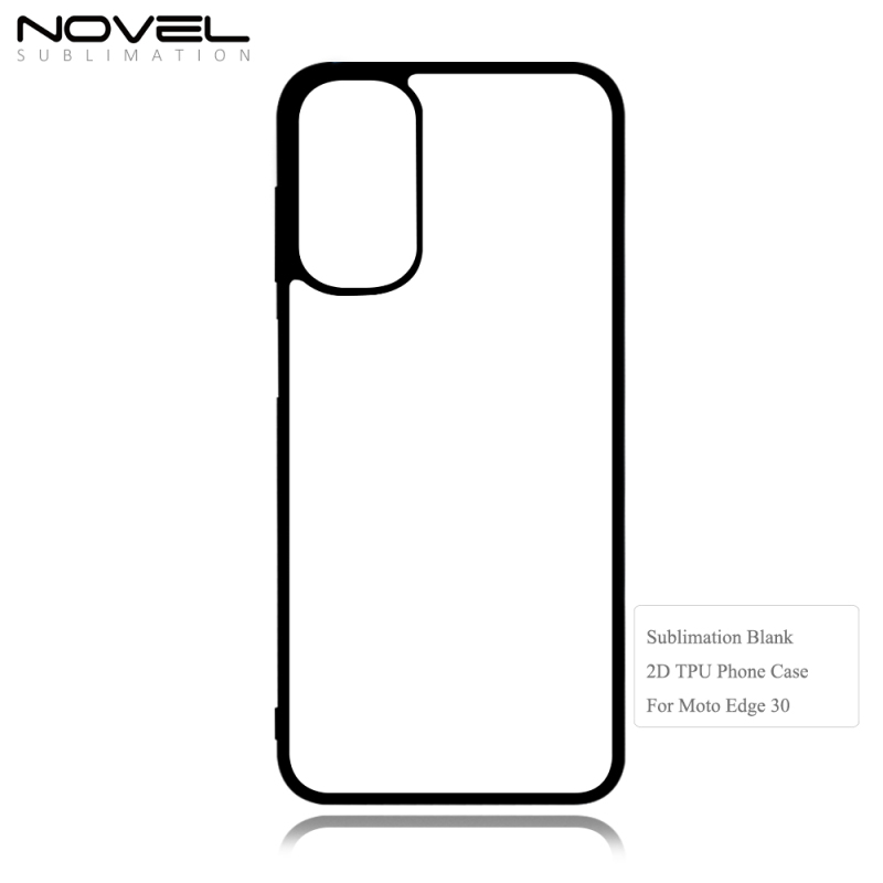For Moto Edge 30 / Edge 30 Pro / Edge 20 lite DIY Sublimation 2D TPU Phone Case With Blank Metal Insert