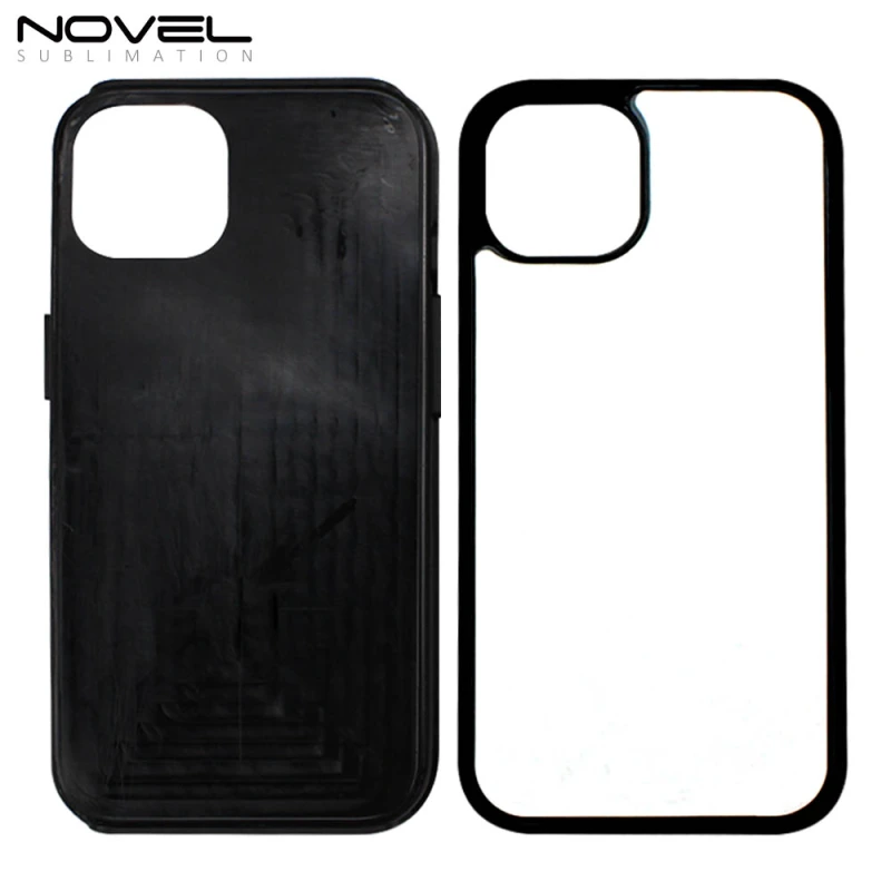 For iPhone 14 2D TPU Mobile Phone Case Sublimation Blank Phone Cover