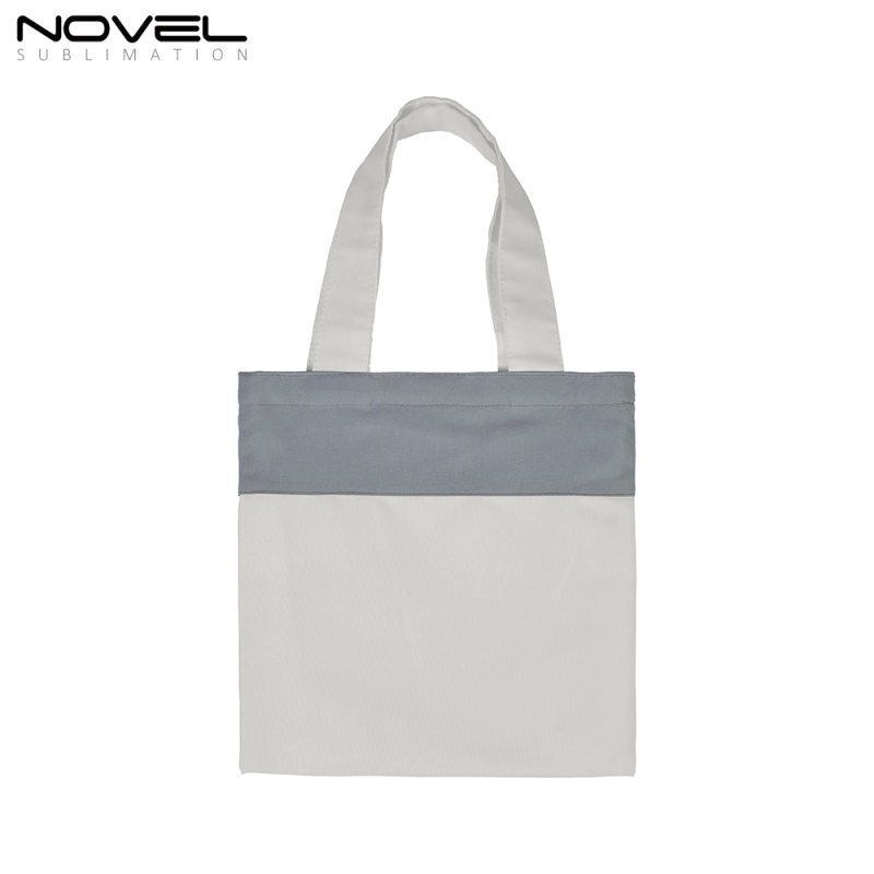 Popular Blank Sublimation Colorfull Patchwork Shopping Bag Shoulder Bag