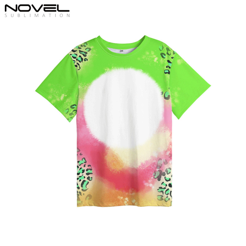 Cotton Feeling Blank Sublimation Tie-dyed T-Shirt For Children / Women / Men