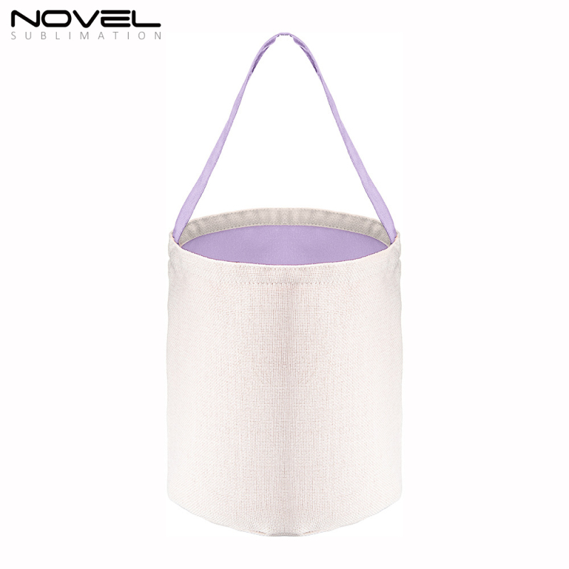 Hot selling Easter / Halloween Colorful Basket Blank Sublimation Colorful Candy Bag