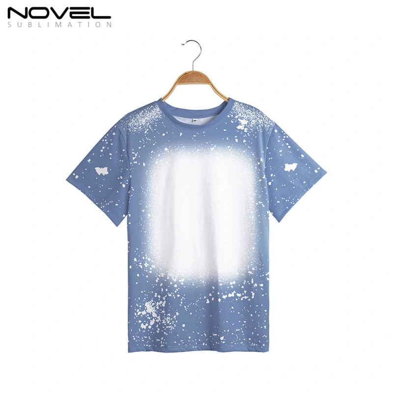 Wholesale Price Blank Sublimation Tie-dyed T-Shirt For Kids / Women / Men