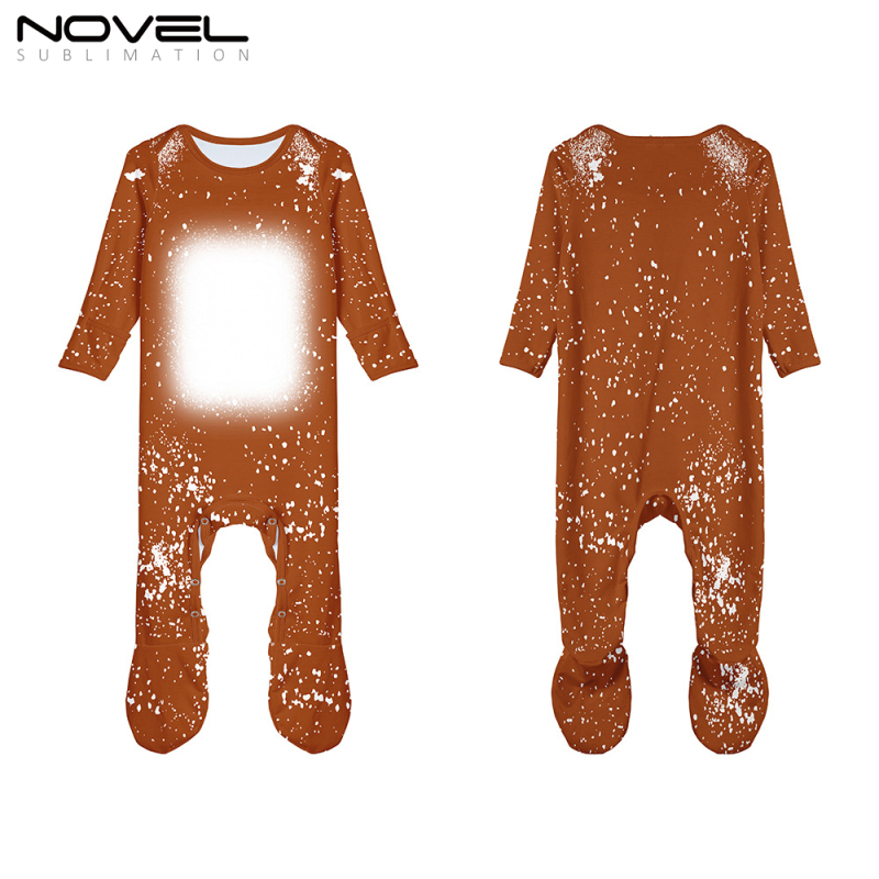 Clothing Babygrow Blank Sublimation Tie-dyed Long Sleeve Bobysuit Babysuit