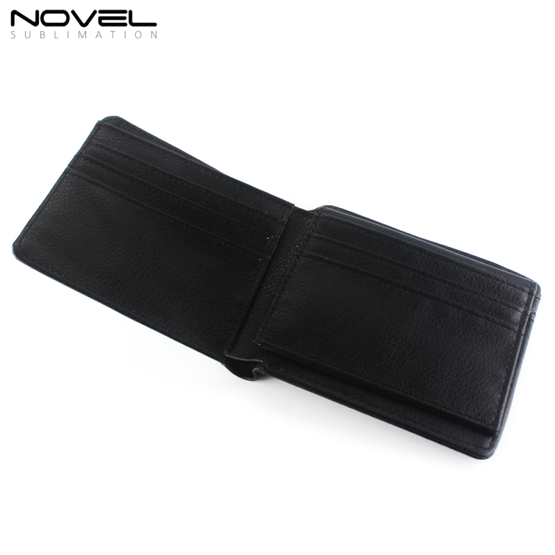 For Mens Sublimation Wallet DIY PU Leather Wallet Sublimation Blank Purse