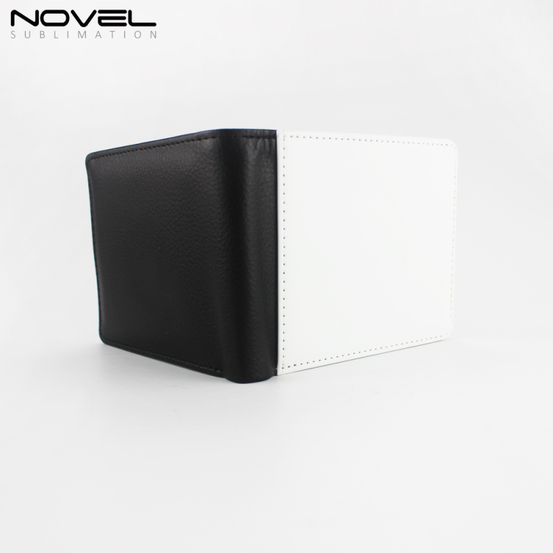 Factory Provide Blank Customized Sublimation Leather Purse Men's Wallet