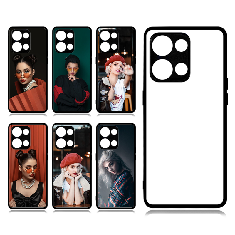For Oppo Reno 9 Pro Free Sample DIY Sublimation 2D TPU Mobile Phone Case With Blank Metal Insert
