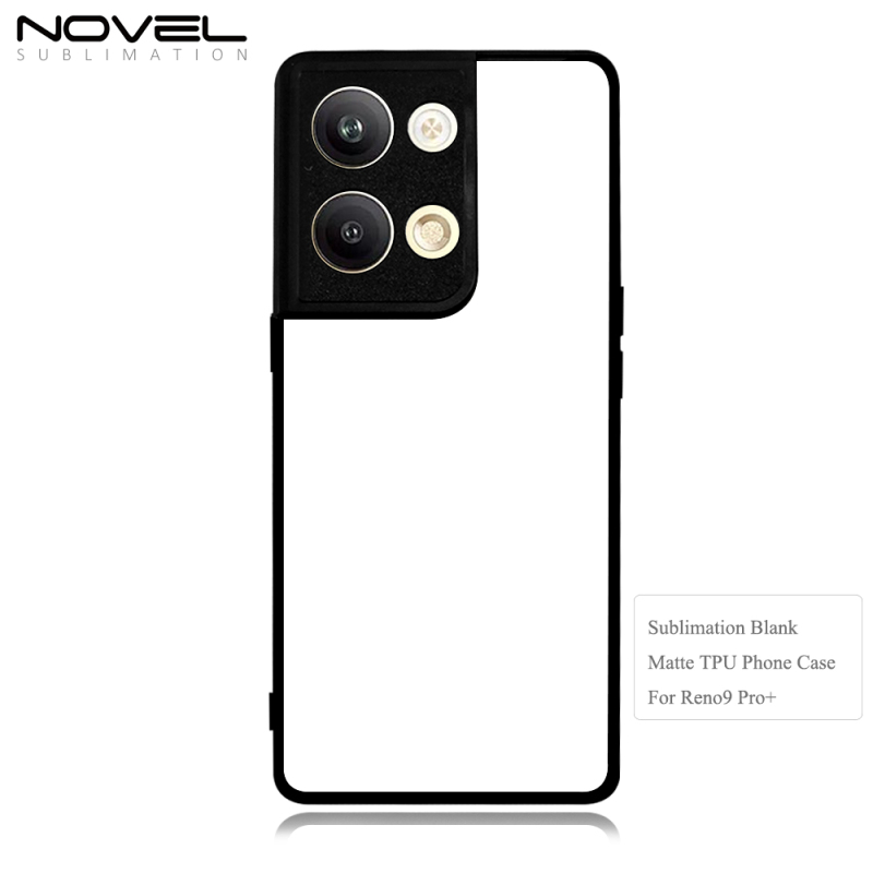 For Oppo Reno 9 Pro / Reno 9 Pro+ DIY Sublimation 2D TPU Mobile Phone Case With Blank Metal Insert