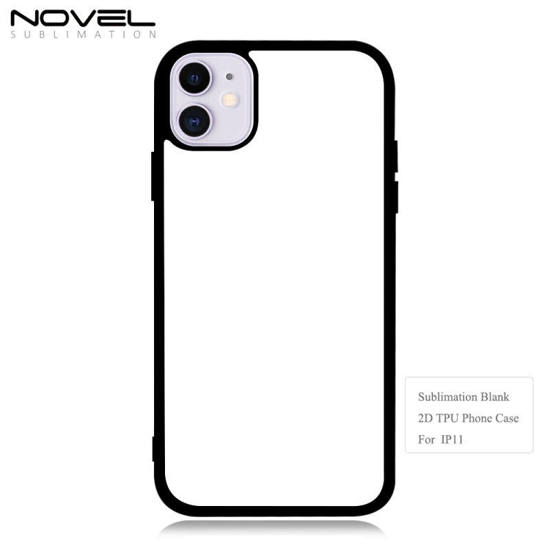 For iPhone 11 / IP11 Pro / IP 11 Pro max Customzied Blank Sublimation 2D Soft Rubber Cellphone Case