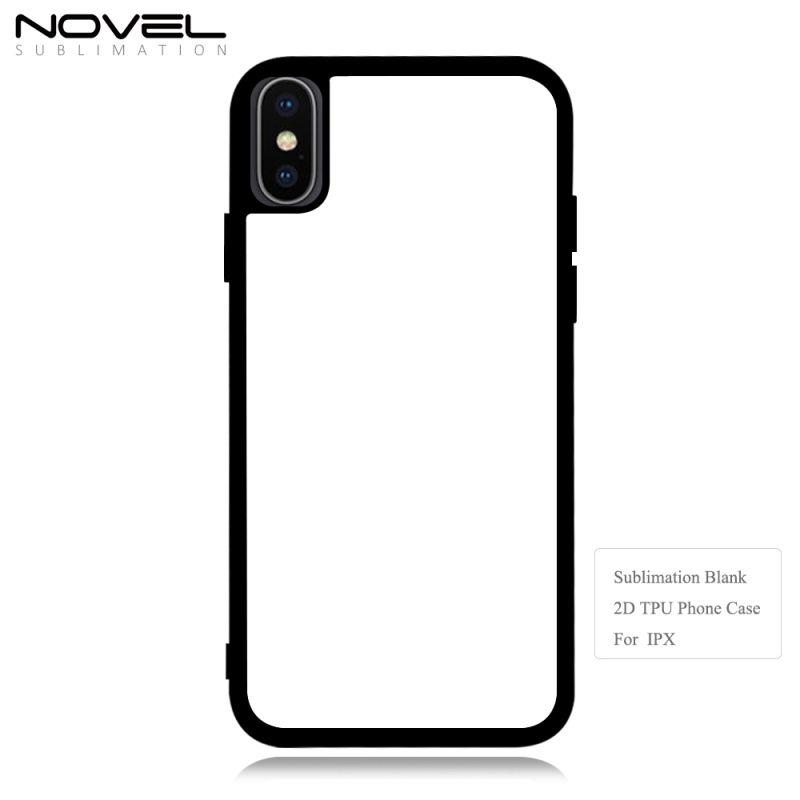 For iPhone XS / IPXR / IPXS MAX Personality Blank Heat Transfer 2D Soft Rubber Phone Shell