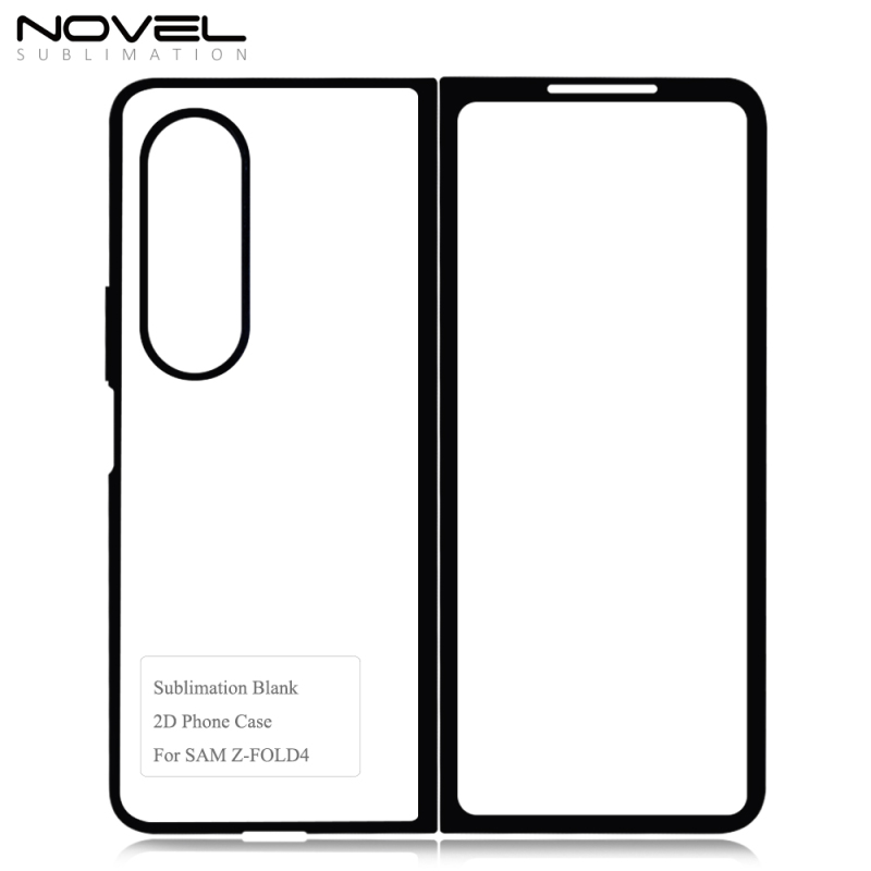 For Galaxy Z Fold 3 / Z Fold 4 Black Sublimation 2D TPUPhone Case Blank Phone Cover