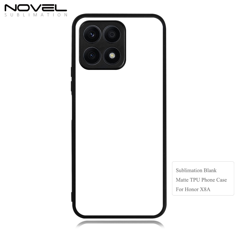 For Huawei Honor 80 GT / Honor X7A / Honor X8A Customized Sublimation 2D TPU CellPhone Case With Blank Metal Insert