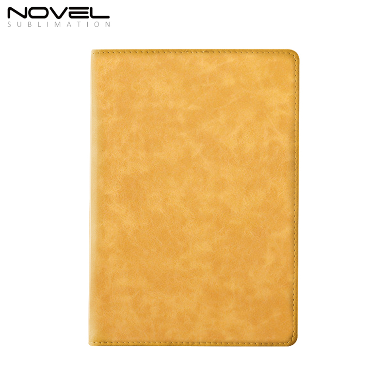 Newly Blank Heat Transfer Colorful Surface Full Printable PU Leather Notebook With A4 A5 A6 Size