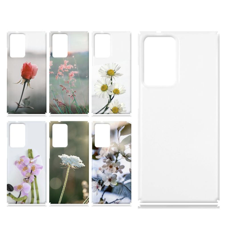 For Galaxy Note 20 ultra / Z flip 4 5G Big Camera Full Edge Sublimation Blank 3D Film Phone Cover