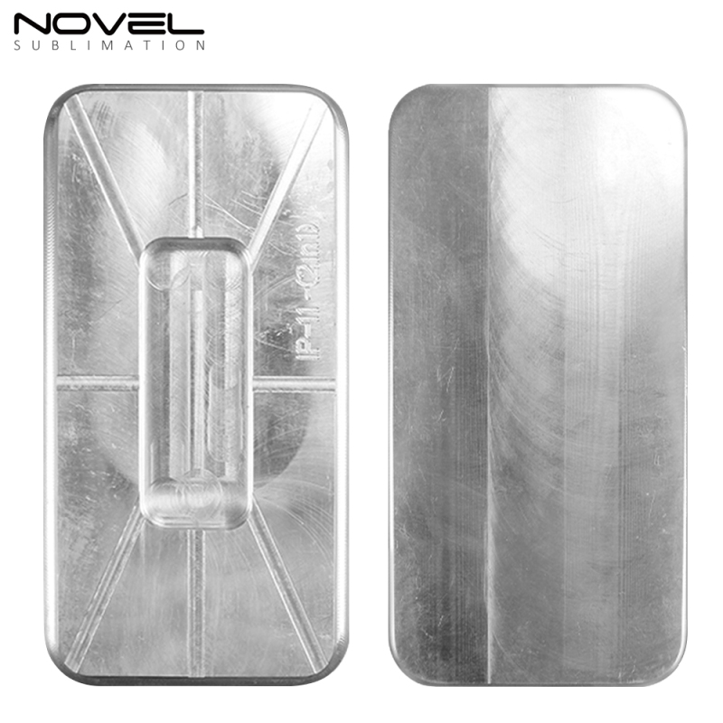 For iPhone 13 / IP12 / IP 11 Blank Fillm 3D 2in1 Mobile Phone Case Metal Tools Sublimation Mold