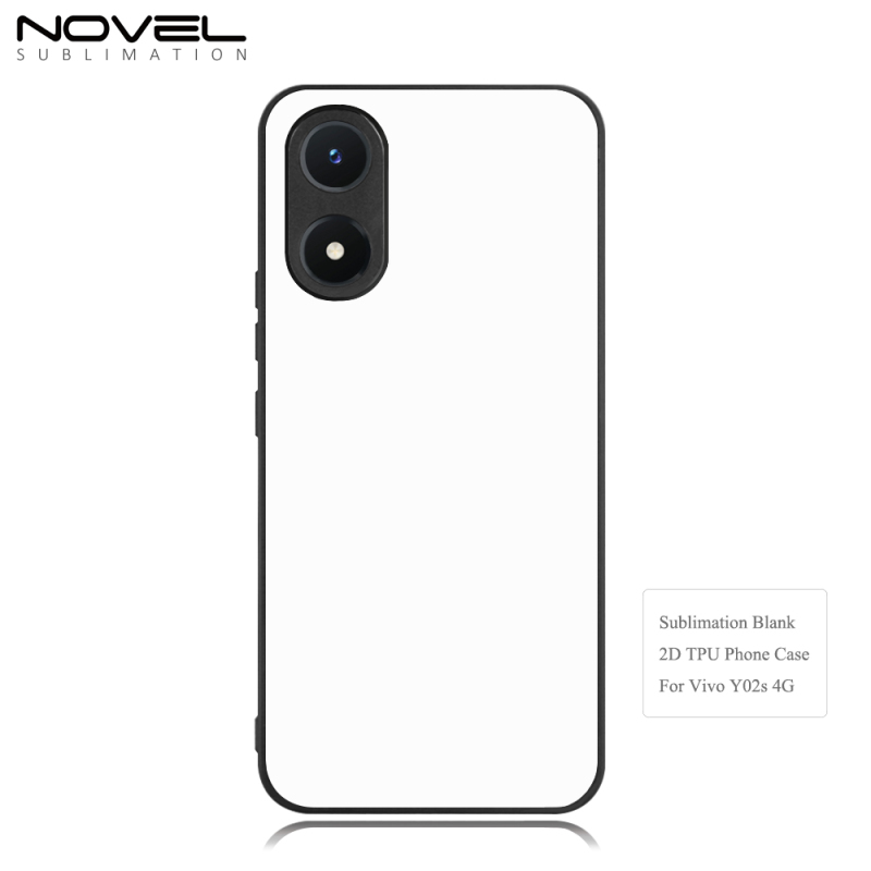 For Vivo Y02S 4G New Arrival Blank Sublimation Personality 2D TPU Mobile Phone Case