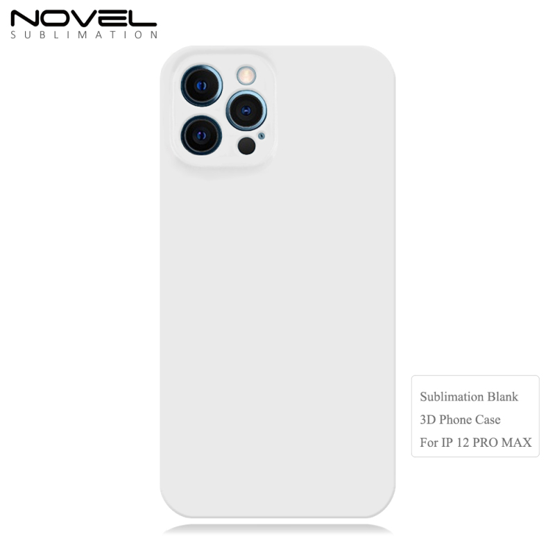 New Blank Sublimation 3D Film Mobile Phone Case DIY Soft Phone Cover For iPhone 12 Pro max