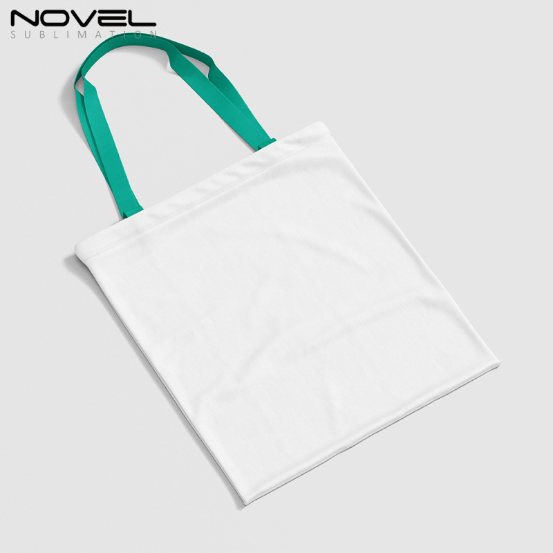 Blank Colorful Shoulder Tote Bag Customized Sublimation Canvas Shoulder Bag