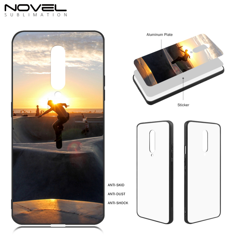 For OnePlus 7T / 1+7 Pro / 1+8 Sublimation Blank Customzied 2D TPU Mobile Phone Case Blank Phone Cover