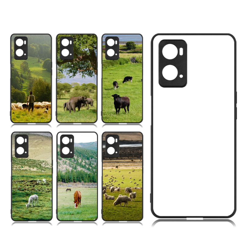 For Oppo A8 / A36 / A1 5G Personality Blank Heat Transfer 2D Soft Rubber Mobile Phone Case