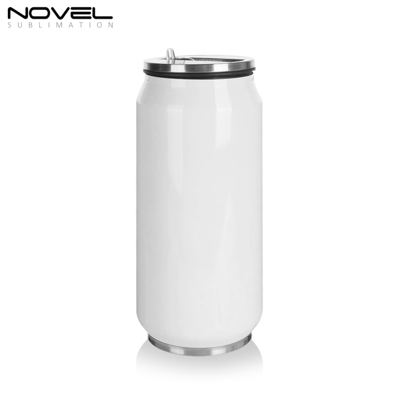 DIY Blank 500ml Sublimation Stainless Steel Coke Can Watter Bottle White Color 350ml Coke Can