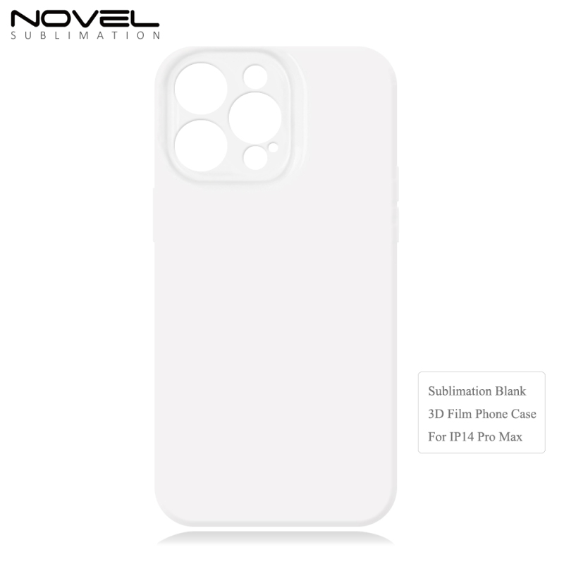 New Blank Sublimation 3D Film Mobile Phone Case DIY Soft Phone Cover For iPhone 12 Pro max