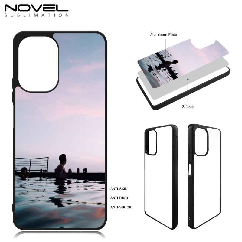 For Redmi Note 12 Turbo Blank Sublimation 2D Soft Rubber Phone Phone Cover
