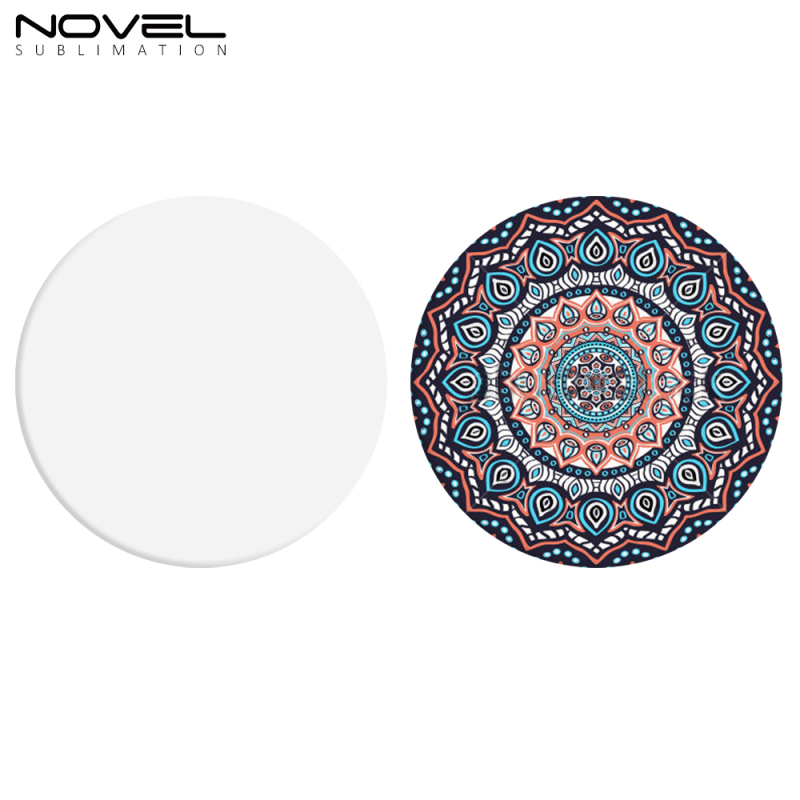DIY Round Or Square Shape Blank Sublimation Ceramic Coaster With Or Without Cork-Backed