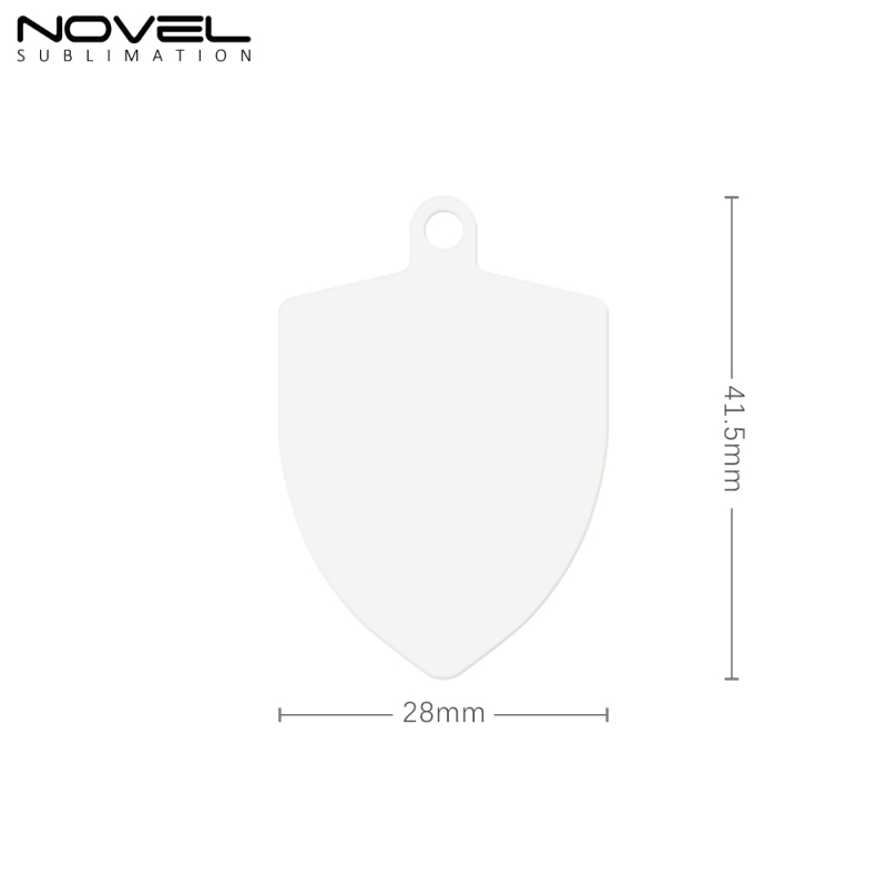 1mm Thickness Double Sides Printing White Aluminum Sheet Blank Sublimation DogTags