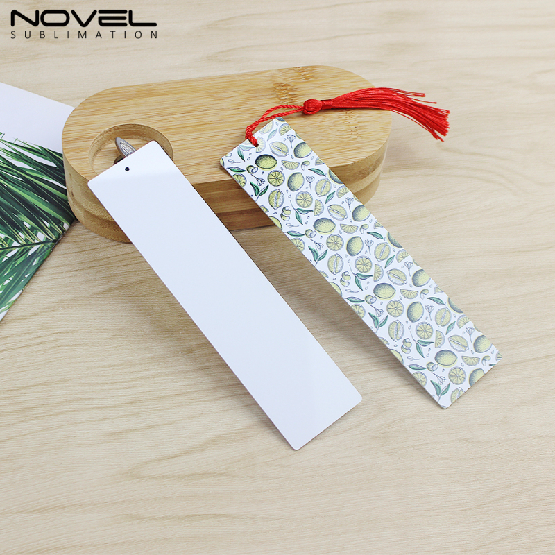 Wholesale Sublimation Printing Blank Metal Bookmark DIY Sublimation Aluminum Bookmarks