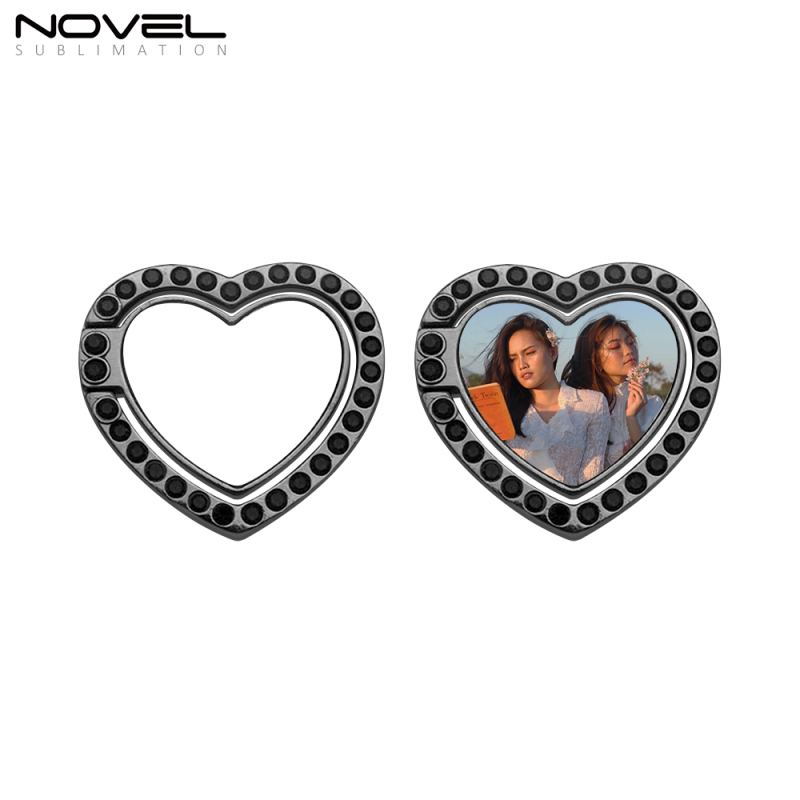 Popular Personality Sublimation Ring Holder Blank Phone Finger Ring Holder With Diamand