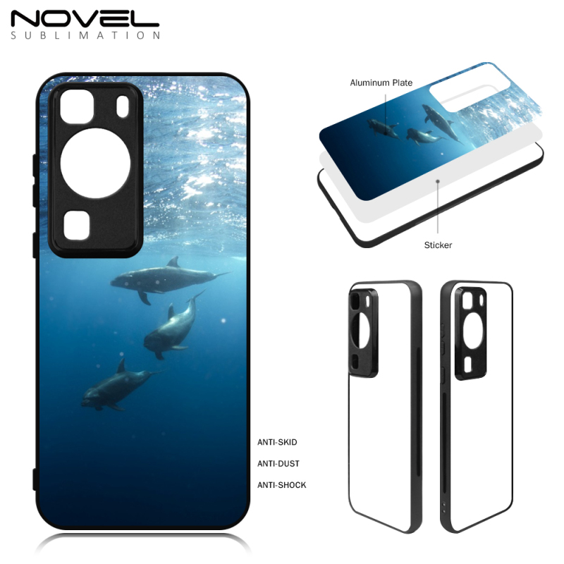 For Huawei P60 / Honor 90 / Honor 90 Pro Personality Sublimation 2D TPU Phone Case With Blank Metal Insert