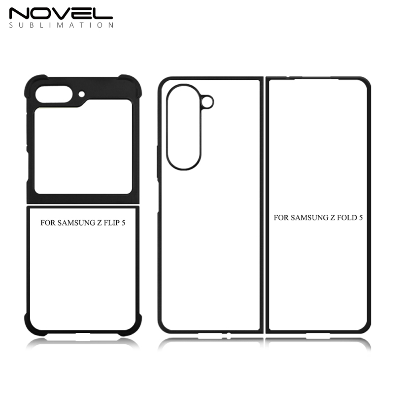 For Galaxy Z Flip 5 / Z Fold 5 New Foldable Blank Sublimation 2D TPU Mobile Phone Case